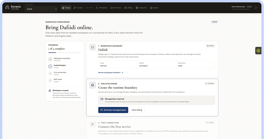 Synaxis screenshot